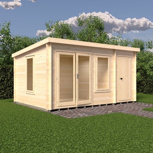 Garden log cabin office - garden,