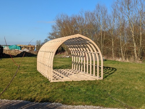 Glamping pod frame - frame,, garden