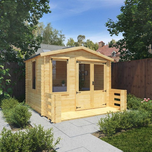 Wooden log cabin 3 - wooden, x