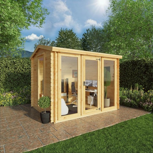 Wooden log cabin - 3m,