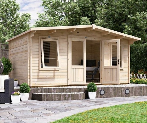 Garden log cabin 3m man - cabin, x