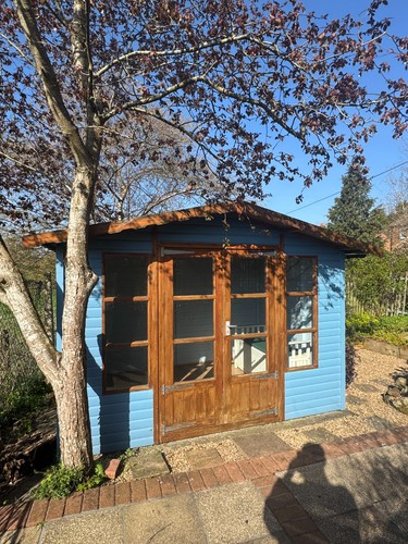 Summer house shed log cabin - summer,