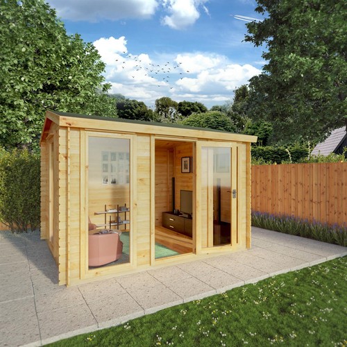 Log cabin wooden - log,