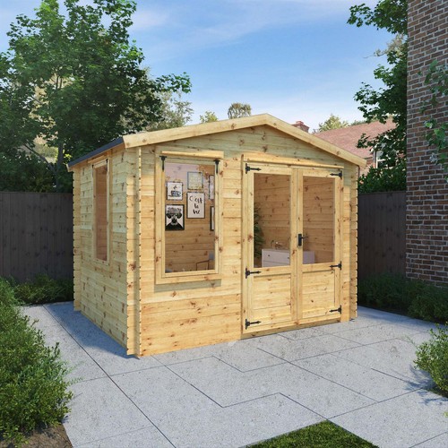 Wooden log cabin 3 - wooden,